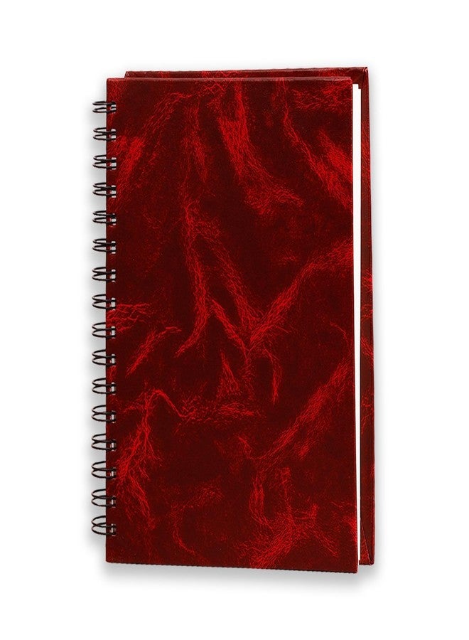 COI Red Twin Wire Hardbound Sketchbook Diary | 160 GSM Premium Natural Shade Paper | 360° Rotating Notebook | 8.5 x 6.5 Inch | 120 Pages | Ideal for Watercolor, Sketching & Shading - Image 1
